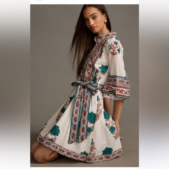 Sue Sartor Dresses & Skirts - Anthropologie Sue Sartor Flounce
Shorty Dress Size XSP